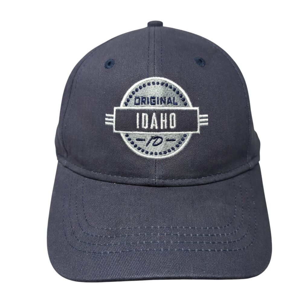 Original Idaho ID Slideback Hat Blue One Size Adjustable Embroidered Paramount